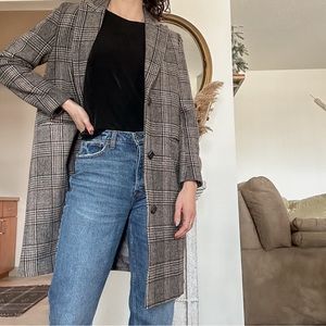 Wool Checkered Jacket